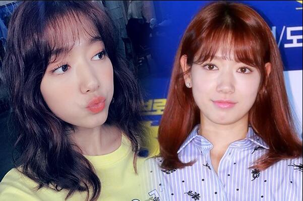 告別爛大街的Lob頭 樸信惠新剪中長(zhǎng)發(fā)